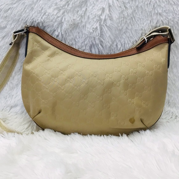 GUCCI WEBLINE NYLON CANVAS CROSSBODY SLING FINAL SALE - Picture 2 of 13